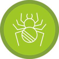 Spider Line Multi Circle Icon vector