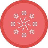 Firework Line Multi Circle Icon vector