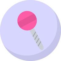 Lollipop Flat Bubble Icon vector