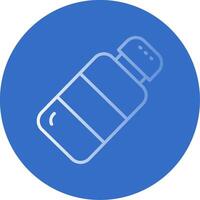 Salt Flat Bubble Icon vector