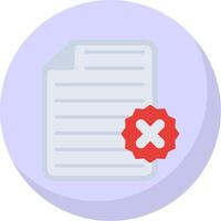 File Flat Bubble Icon vector