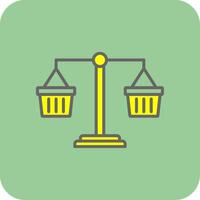 Commercial Law Glyph Gradient Corner Icon vector