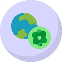 Sci Fi Flat Bubble Icon vector