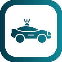 Car Glyph Gradient Corner Icon vector