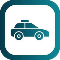 Car Glyph Gradient Corner Icon vector