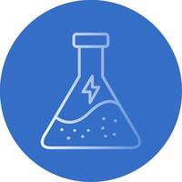 Scientific Flat Bubble Icon vector