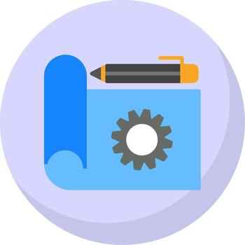 Prototype Flat Bubble Icon vector