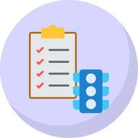 Project Status Flat Bubble Icon vector