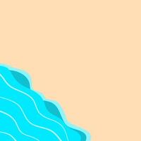 wave background for your design with detail. summer background with wave and sand. vector