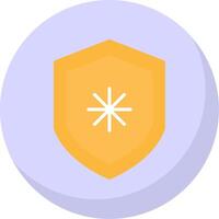 Secure Analytics Flat Bubble Icon vector