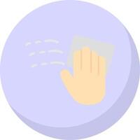 Cleaning Flat Bubble Icon vector