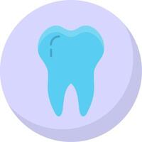 Dental Flat Bubble Icon vector