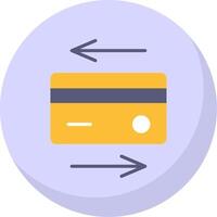 Payment Method Flat Bubble Icon vector