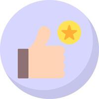 The Best Flat Bubble Icon vector