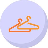 Hanger Flat Bubble Icon vector