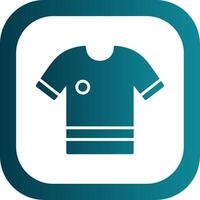 Shirt Glyph Gradient Corner Icon vector