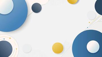 Abstract Colorful Circle Background vector