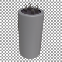 teto ventilador capacitor Renderização dentro 3d, elétrico Projeto elemento, realista 3d modelo psd