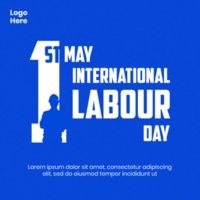 International Labours Day Social Media Post psd