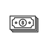 Money icon. Cash icon, banking, payment, finance symbol vector