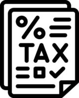 this icon or logo taxes icon or other where everything related to kind of taxes and others or design application software vector