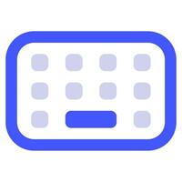 Keyboard icon for web, app, infographic, etc vector