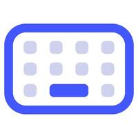 Keyboard icon for web, app, infographic, etc vector