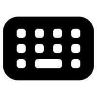 teclado icono para web, aplicación, infografía, etc vector