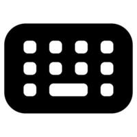 Keyboard icon for web, app, infographic, etc vector
