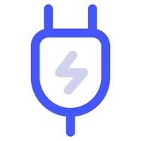 Plug icon for web, app, infographic, etc vector