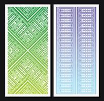 colorful abstract pattern vertical banner vector