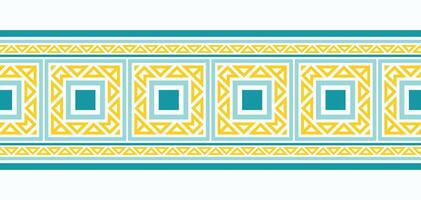 colorful pattern border pattern design vector