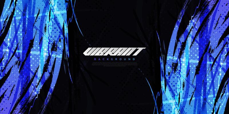 Colorful Gradient Brush Texture Background with Halftone Effect. Vibrant Sport Background with Grunge Style