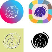 Venn Diagram Icon Design vector