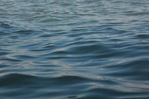 Blue sea waves background, ocean waves background photo