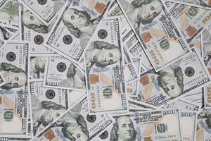 Money US dollars bills background, business and financial concepts photo