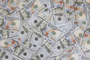 Money US dollars bills background, business and financial concepts photo