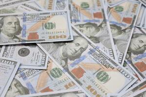 Money US dollars bills background, business and financial concepts photo