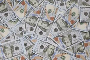 Money US dollars bills background, business and financial concepts photo