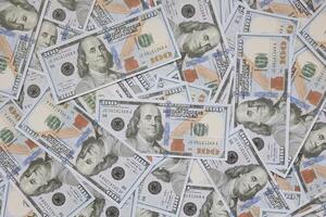 Money US dollars bills background, business and financial concepts photo