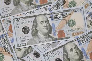 Money US dollars bills background, business and financial concepts photo