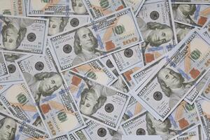 Money US dollars bills background, business and financial concepts photo