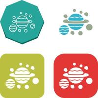 Planets Icon Design vector