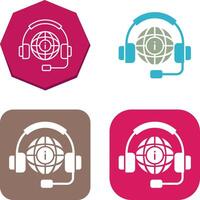 Call Center Icon Design vector