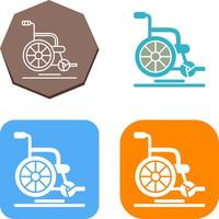 Wheel Chair Icon Design vector