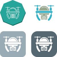 Camera Drone Icon Design vector