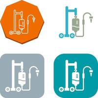 Intravenous Icon Design vector
