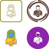 Candidate Icon Design vector