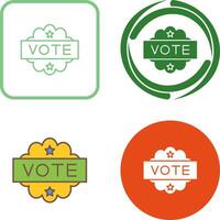 diseño de icono de voto vector