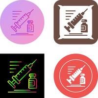 Syringe Icon Design vector